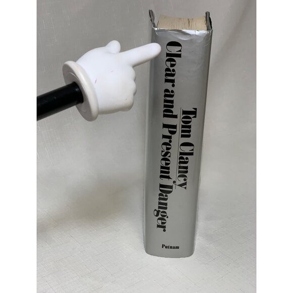 Tom Clancy "Clear And Present Danger" First Edition Hardcover Book Fiction - Picture 7 of 8